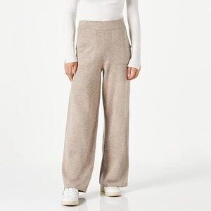 The Drop Cynthia Wide Leg Sweater Pant